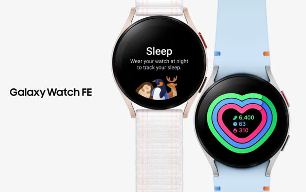 Image promotionnelle pour la Galaxy Watch FE