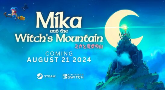 Mika and the Witch's Mountain sera lancé le 21 août sur Switch et PC, plus tard en 2024 sur PS5, Xbox Series, PS4 et Xbox One.