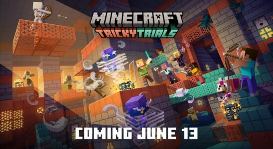 Minecraft reçoit la mise à jour Tricky Trials en juin, tous les détails