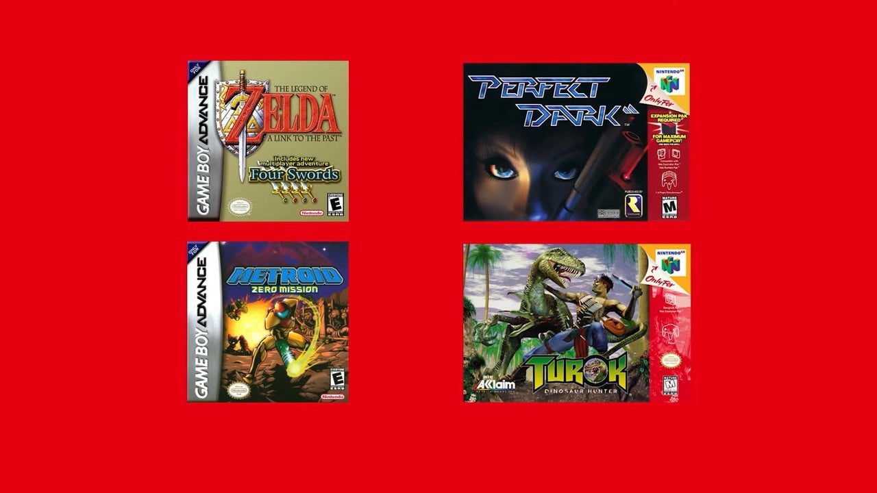 Nintendo Switch Online reçoit aujourd'hui quatre nouveaux ajouts, dont Zelda, Metroid et Perfect Dark
