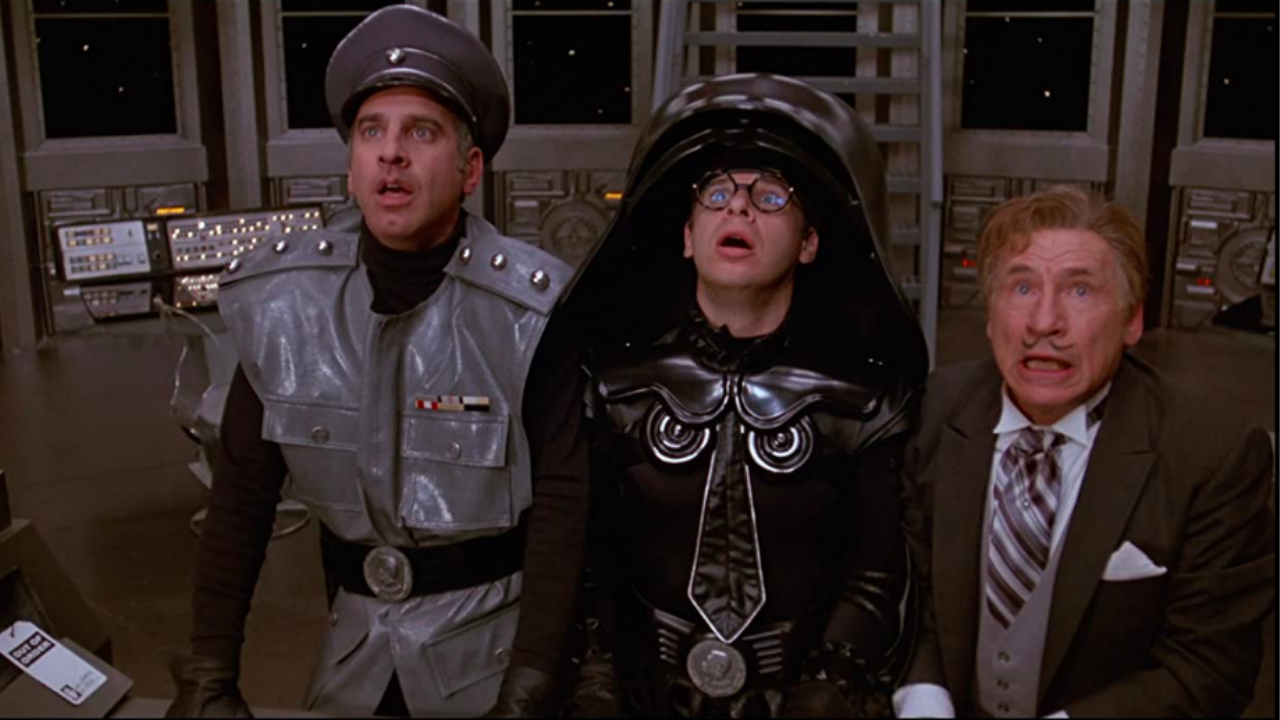 George Wyner, Rick Moranis et Mel Brooks dans Spaceballs