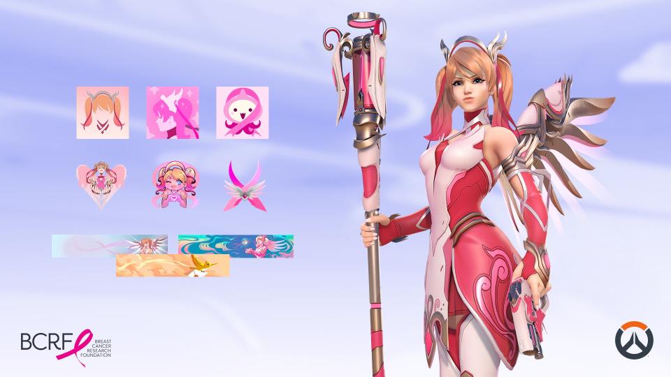 Lot de skins caritatifs Pink Mercy