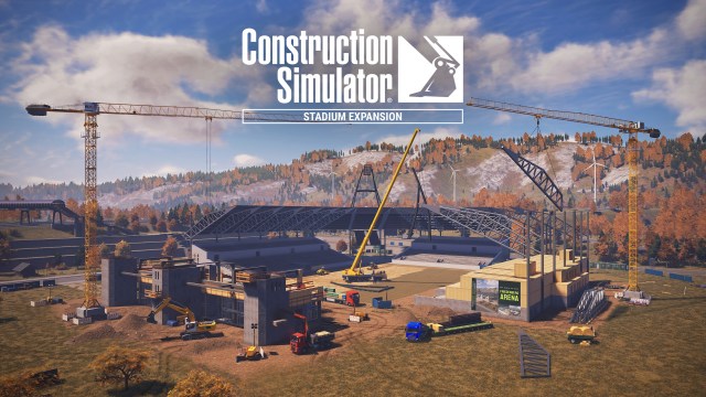 Keyart d'extension du stade du simulateur de construction