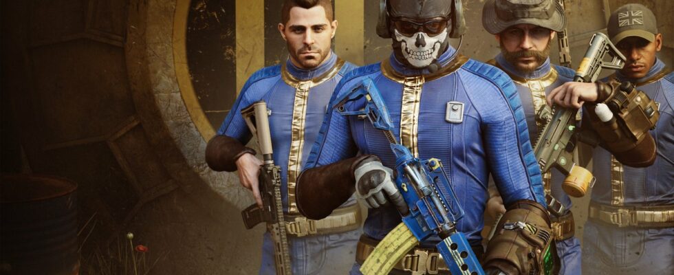 Prix, fantôme, savon et gaz des robes Fallout Crossover de Call of Duty dans les skins Vault Dweller