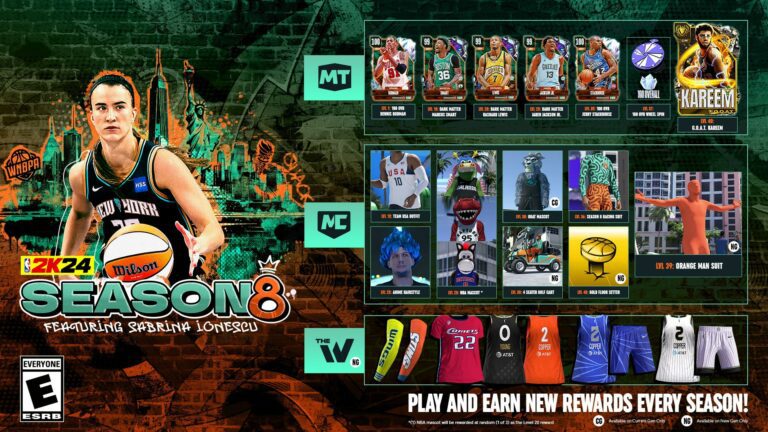 Récompenses NBA 2K24 Saison 8 et tout ce qui est nouveau