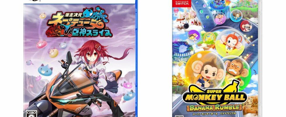 Sorties de jeux japonais de cette semaine : Neptunia VS Titan Dogoo, Super Monkey Ball : Banana Rumble, plus