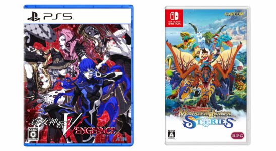 Sorties de jeux japonais de cette semaine : Shin Megami Tensei V : Vengeance, Monster Hunter Stories, plus