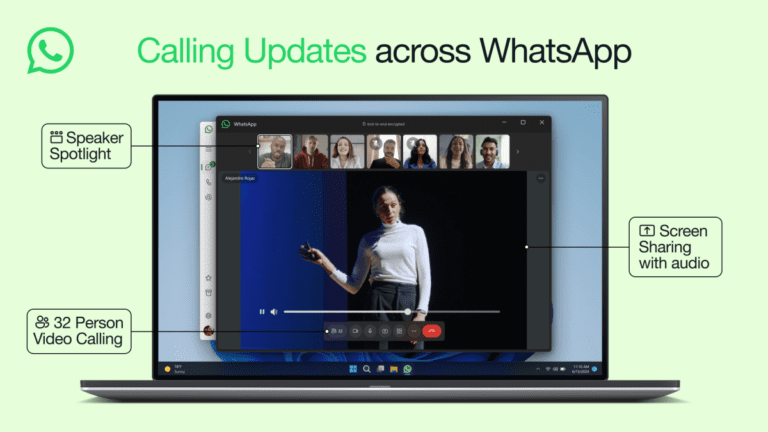 WhatsApp déploie des appels vidéo améliorés