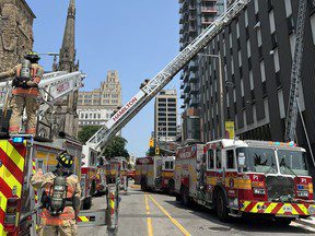 11 personnes hospitalisées, dont 2 en soins intensifs, après un incendie au YMCA de Hamilton