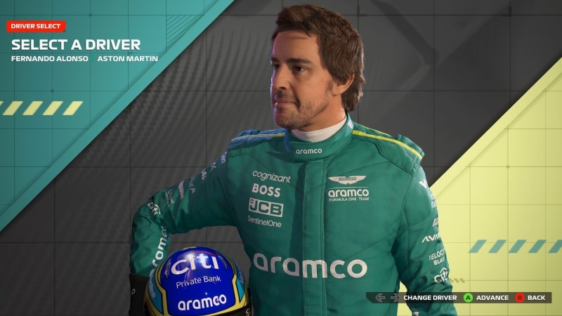 Jeu CGI F1 24 de Fernando Alonso Jaguar Renault