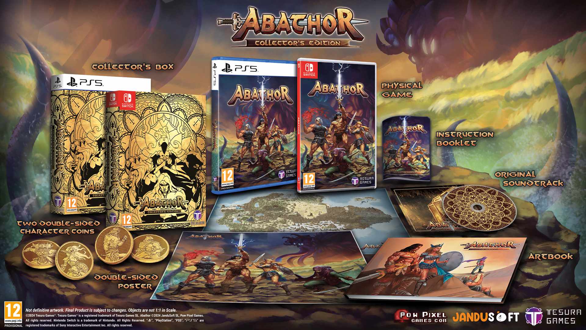 Le jeu de plateforme 2D Abathor annoncé pour Switch
