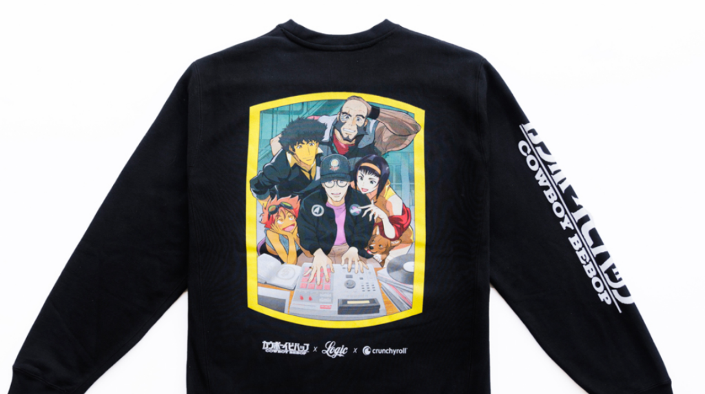 Sweat-shirt à col rond Cowboy Bebop x Logic