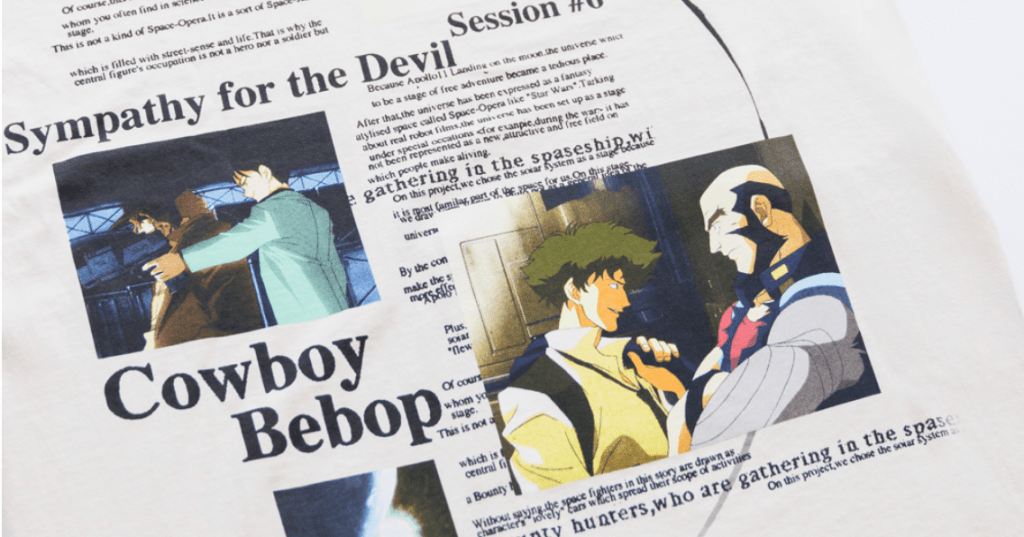 T-shirt Cowboy Bebop x Logic Sympathie pour le diable