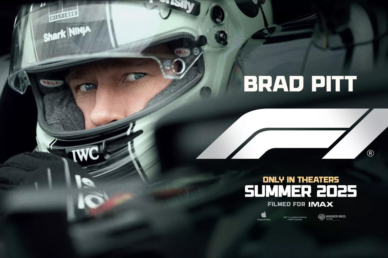 Brad Pitt sur la première affiche de F1.