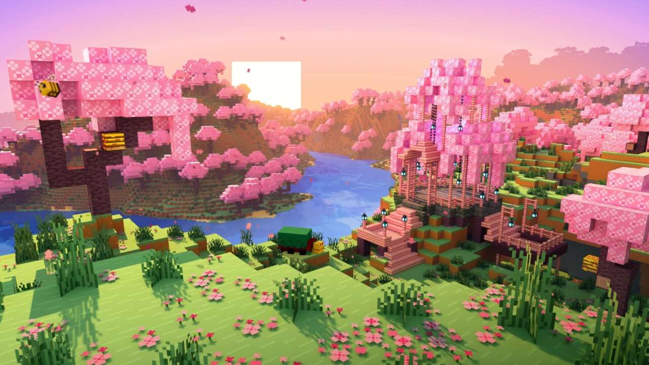 Comment trouver des fleurs de cerisier dans Minecraft
