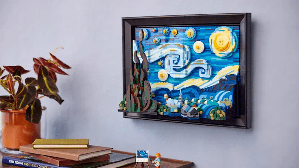 La magnifique construction murale Starry Night de Lego est en vente à un prix incroyable
