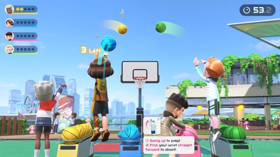 Basket-ball sportif sur Nintendo Switch