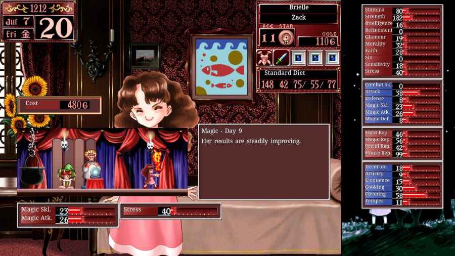 Test de Princess Maker 2 Regeneration - Capture d'écran 2 sur 5