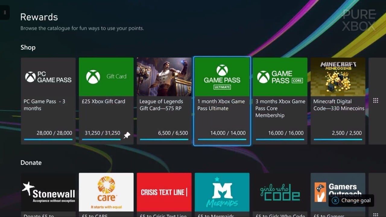 Microsoft Rewards apporte des changements majeurs concernant le Xbox Game Pass
