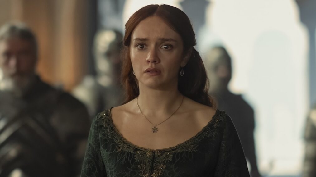 Olivia Cooke dans le rôle d'Alicent dans House of the Dragon - Saison 2, Épisode 5