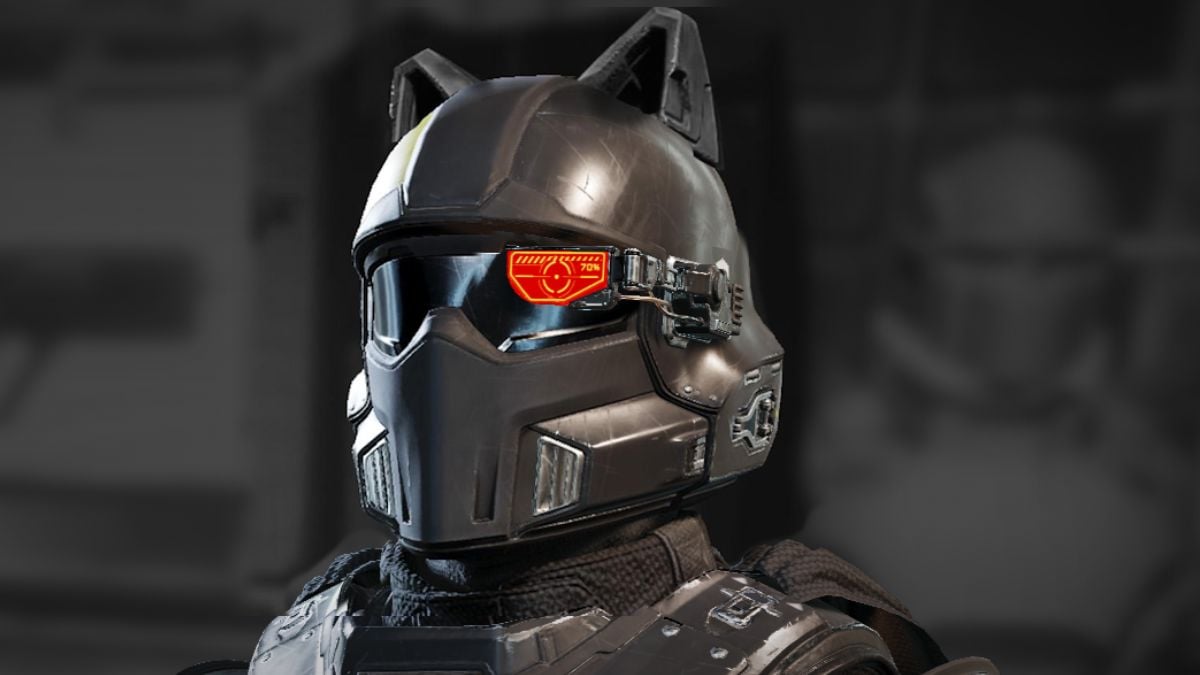 cat ear helmet in helldivers 2