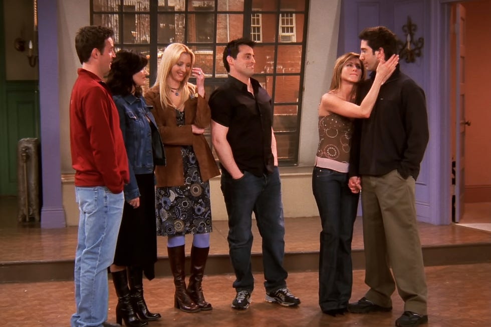 Matthew Perry, Courteney Cox, Jennifer Aniston, David Schwimmer, Matt Leblanc, Lisa Kudrow, Friends, le dernier épisode