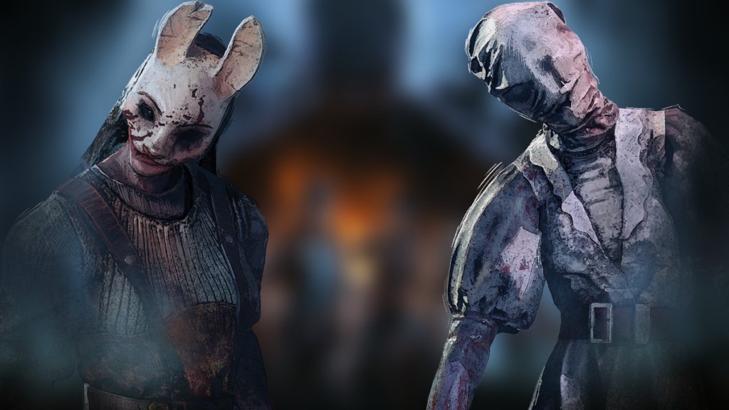 Une photo de The Huntress et The Nurse dans Dead by Daylight dans un article détaillant les meilleurs duos de tueurs en 2v8