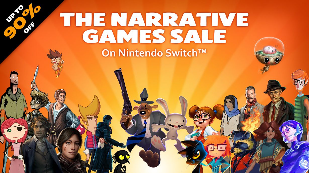 Vente de jeux narratifs en cours sur le eShop Switch
