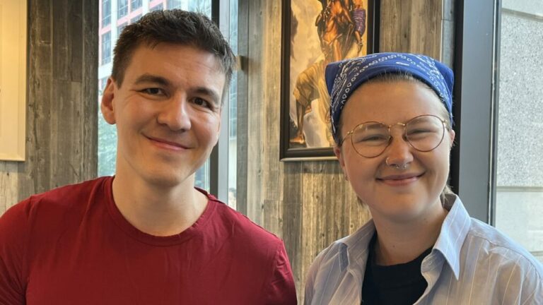 James Holzhauer and Mattea Roach