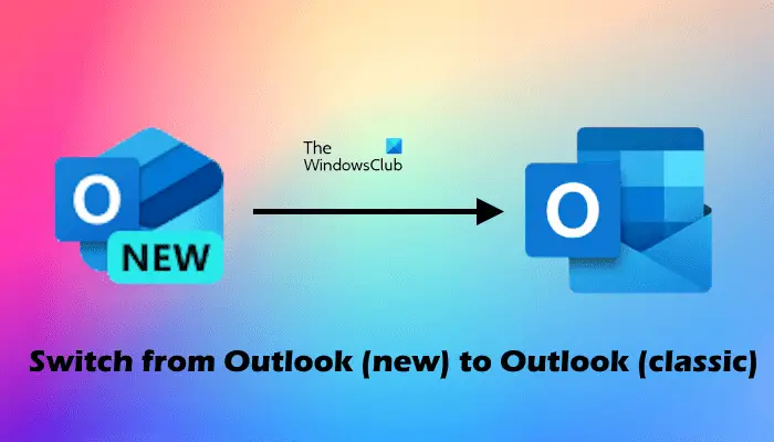 Comment passer d’Outlook (nouveau) à Outlook (classique)