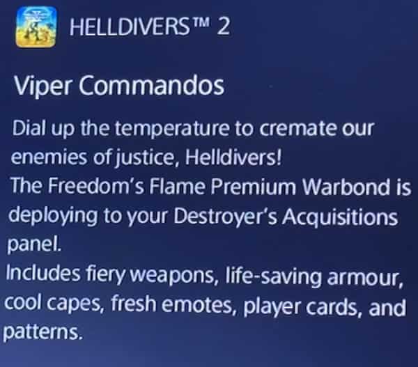 Un nouveau Warbond aurait fuité dans Helldivers 2