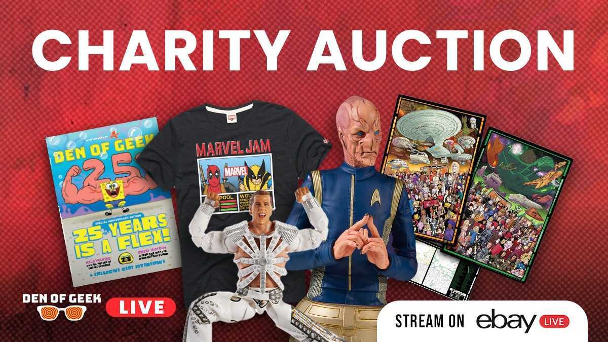 Den of Geek organise une vente aux enchères caritative au SDCC avec des produits épiques de Mattel, RSVLTS, Homage, Star Trek et d'autres surprises !
