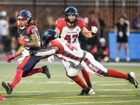 HEURE DE LA RÉDEMPTION : La recrue des Redblacks, Davion Taylor, est impatiente d’avoir la chance de montrer le joueur qu’elle est contre les Elks