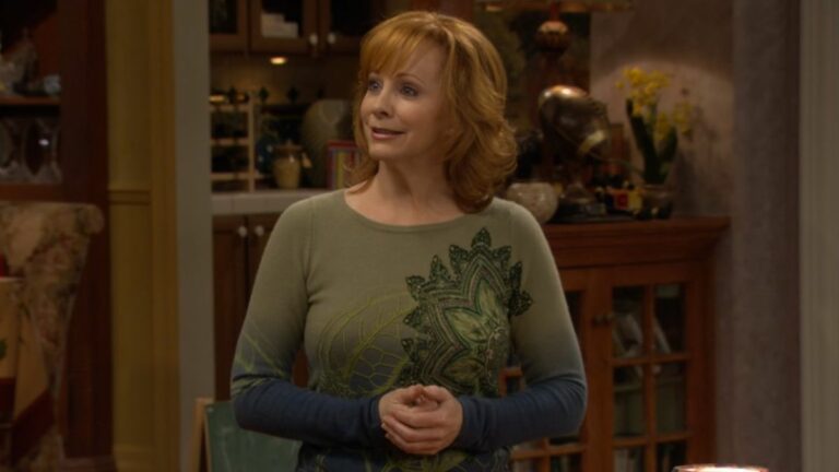 Reba McEntire in the series finale of Reba.