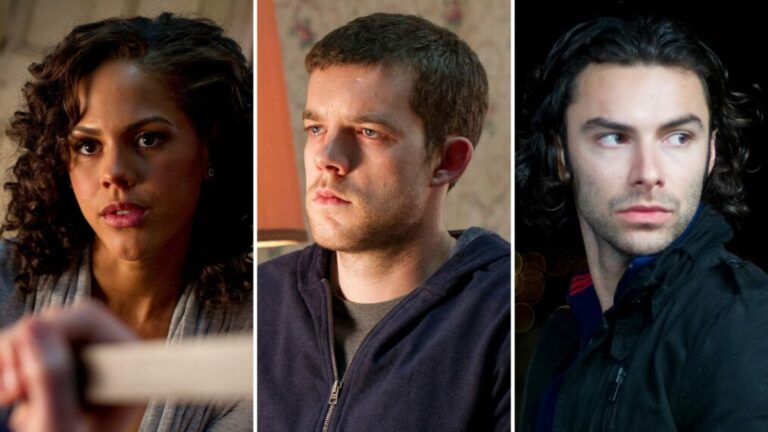 Lenora Crichlow, Russell Tovey, and Aidan Turner in 