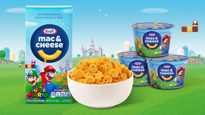 Formes Power-Up Mac & Cheese de Kraft pour Super Mario