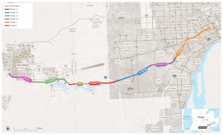 Le Michigan construit la première autoroute intelligente du pays