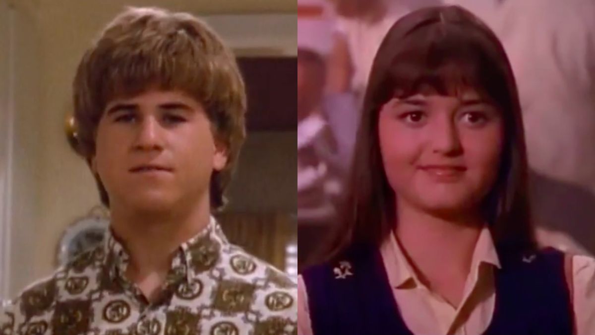 Jason Hervey and Danica McKellar in The Wonder Years