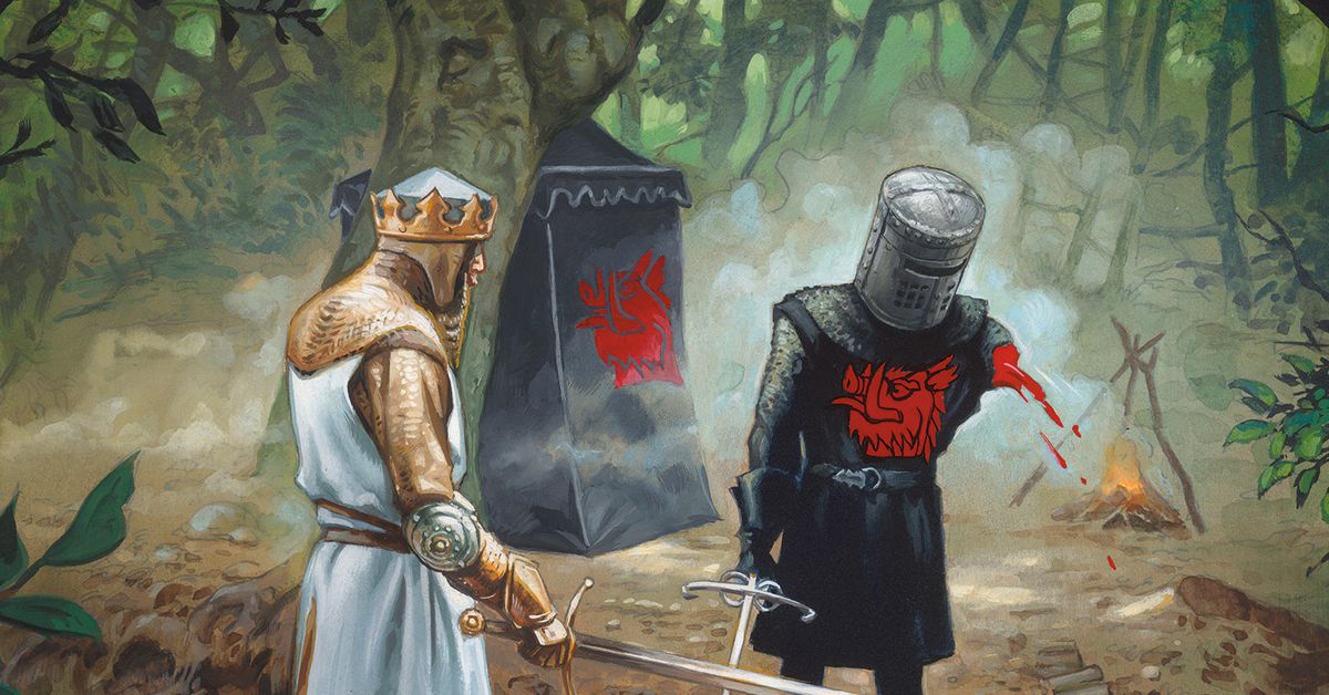 Le prochain Secret Lair de Magic the Gathering met en vedette Monty Python et le Saint Graal
