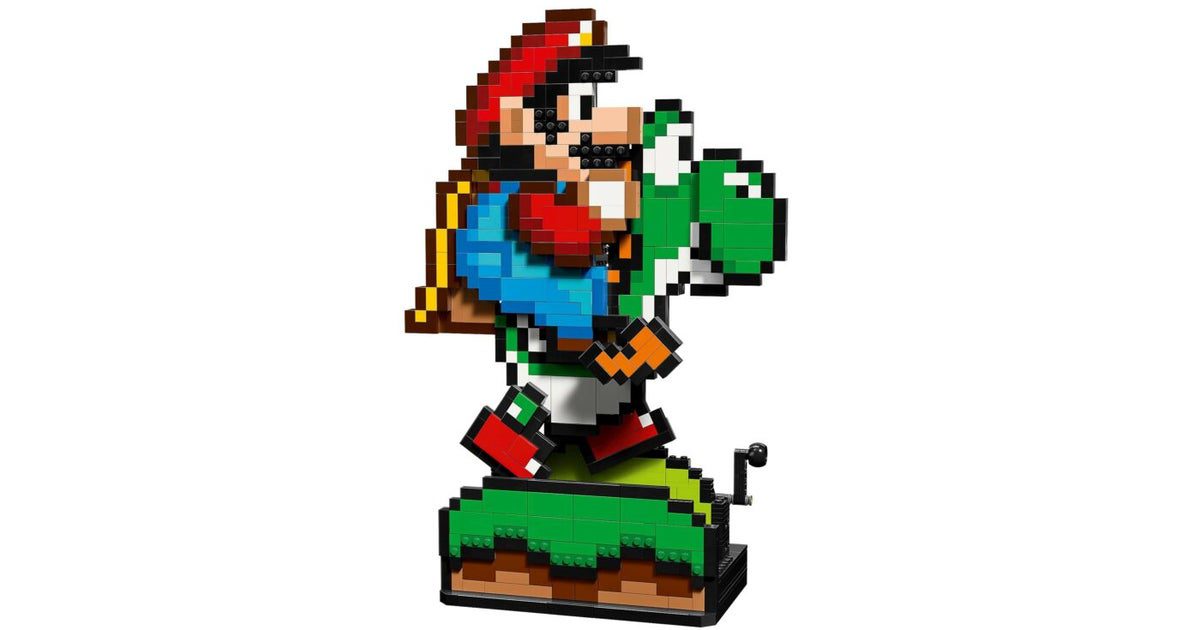 Le set pixel art Lego Super Mario & Yoshi dévoilé
