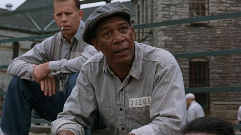 Morgan Freeman in The Shawshank Redemption