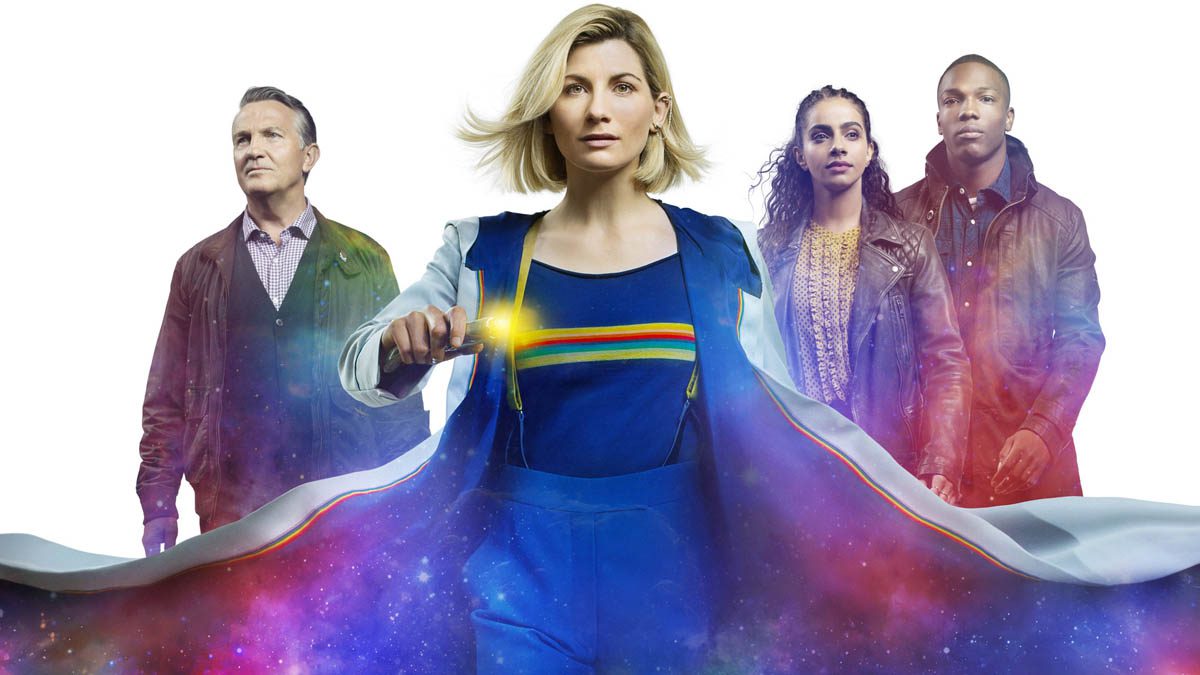 The Cast of Doctor Who Season 12 on a Promotional Poster