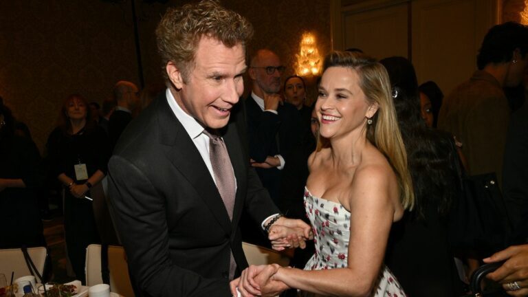 Will Ferrell and Reese Witherspoon at the AFI Awards 2023 held at the Four Seasons Hotel Los Angeles At Beverly Hills on January 12, 2024 in Los Angeles, California.