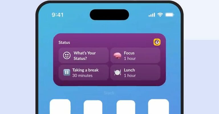 Slack présente des widgets pour iPhone pour rendre le travail plus incontournable