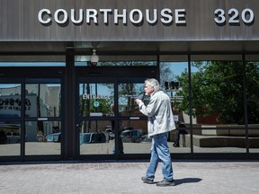 Le palais de justice de Lethbridge.