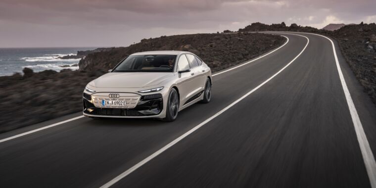 Le prochain véhicule électrique d’Audi est l’A6 e-tron Sportback, mais pas de break pour les États-Unis