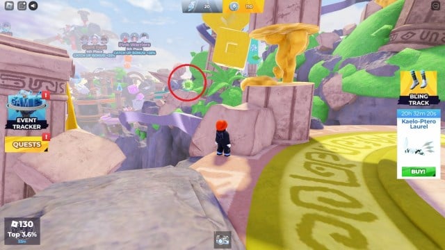 Emplacement du logo Tilt 9 dans Roblox