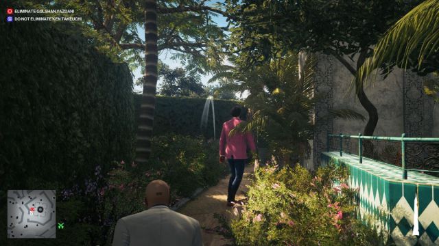 cible à tuer dans hitman world of assassination dartmoor garden show