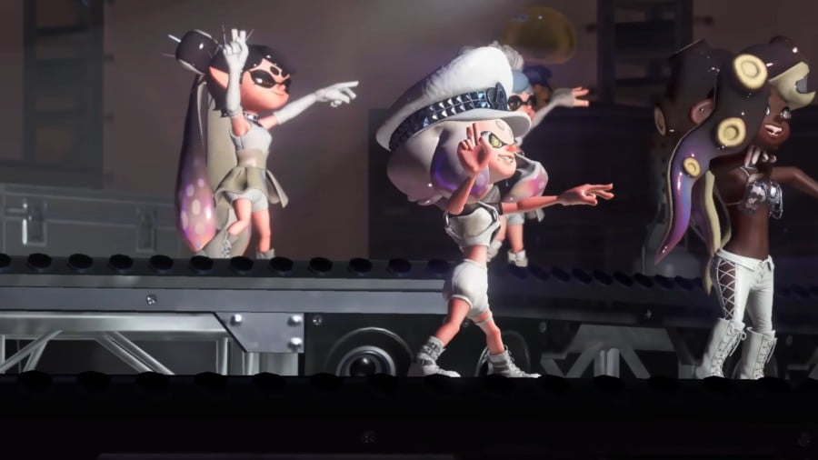 Grand Festival de Splatoon 3 Grande Scène Squid Sisters et Off The Hook