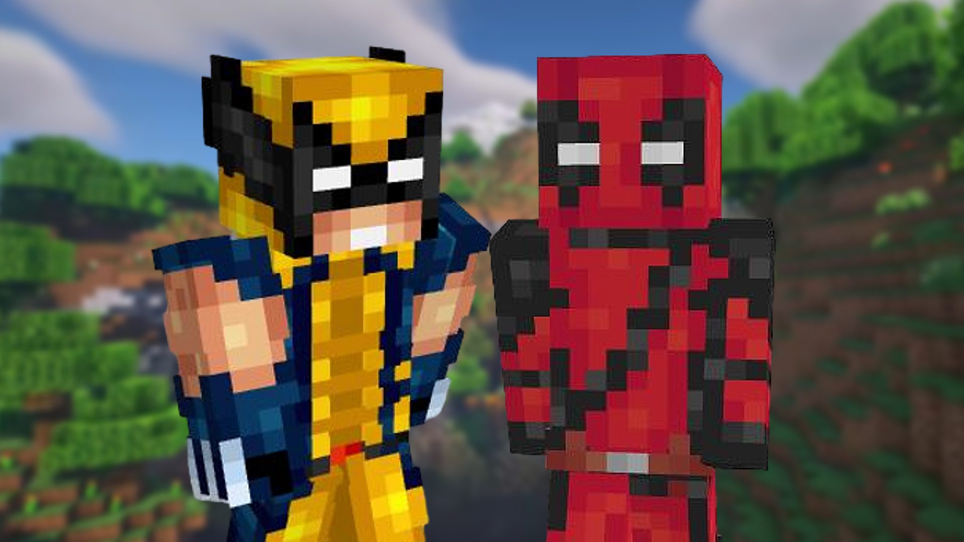 Les skins Deadpool et Wolverine de Minecraft offrent au duo Marvel une nouvelle version voxel
